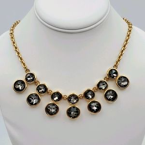 Lydell NYC Gray-Blue Rhinestone Necklace